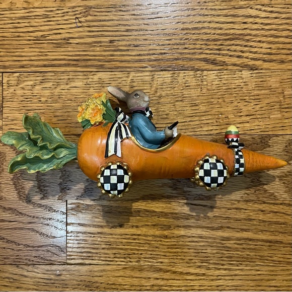 MacKenzie-Childs Captain Carrot Resin Easter  Decor - Picture 7 of 14